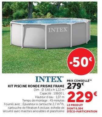 KIT PISCINE RONDE PRISME FRAME