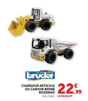 Chargeur Articule ou Camion Benne Roadmax