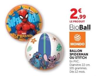Ballon Spiderman ou Stitch