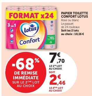 Papier Toilette Confort Lotus