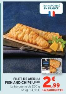 Filet de Merlu Fish and Chips