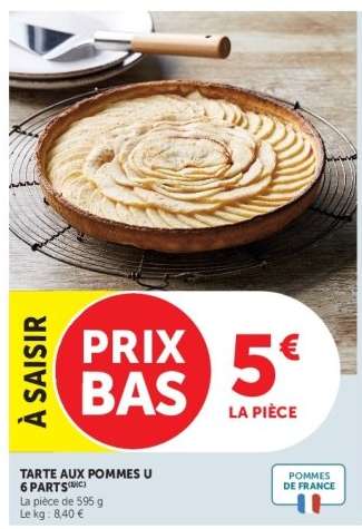 Tarte aux Pommes U