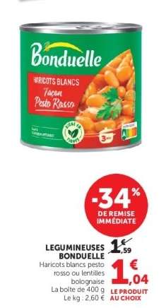 LEGUMINEUSES BONDUELLE