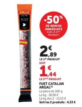 FUET CATALAN "ARGAL"