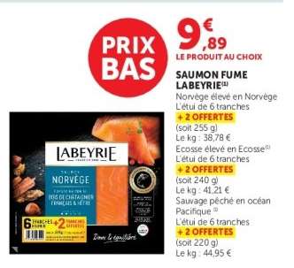 SAUMON FUMÉ LABEYRIE