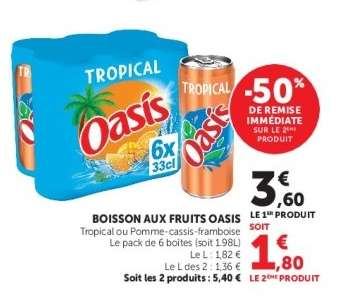 BOISSON AUX FRUITS 'OASIS'