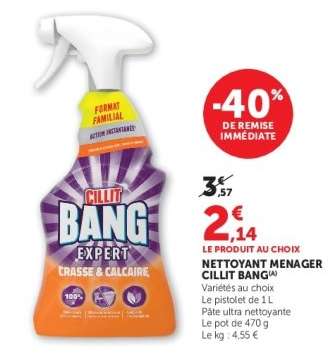 Nettoyant ménager Cillit Bang