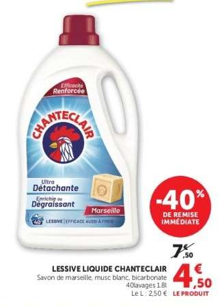 LESSIVE LIQUIDE "CHANTECLAIR"