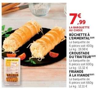 LA BARQUETTE AU CHOIX