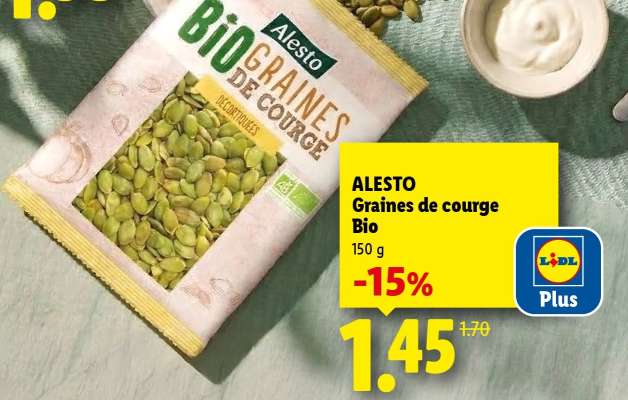 ALESTO Graines de courge Bio