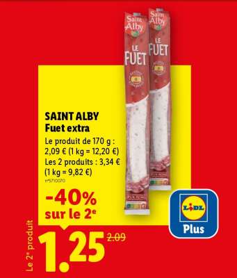 SAINT ALBY Fuet extra