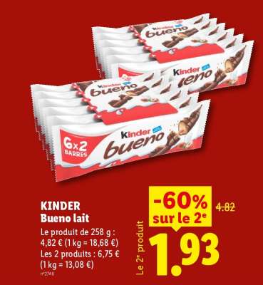 Kinder Bueno Lait