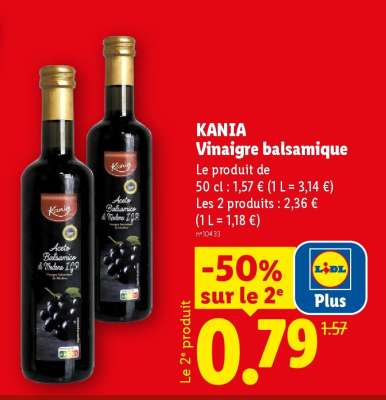 KANIA Vinaigre balsamique