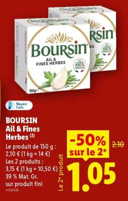 Boursin Ail & Fines Herbes