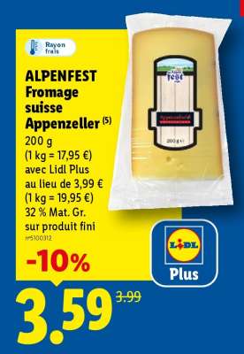 ALPENFEST Fromage suisse Appenzeller