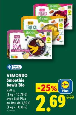VEMONDO Smoothie bowls Bio