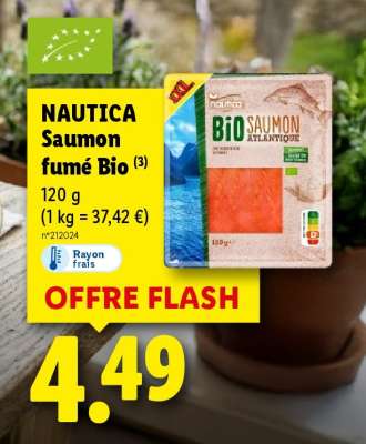 NAUTICA Saumon fumé Bio
