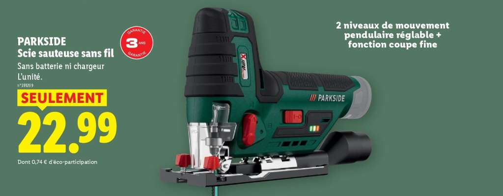 PARKSIDE Scie sauteuse sans fil