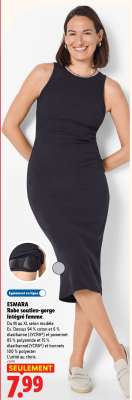 ESMARA Robe soutien-gorge intégré femme