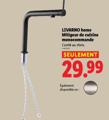 LIVARNO home Mitigeur de cuisine monocommande