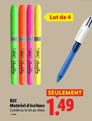 BIC Matériel d'écriture