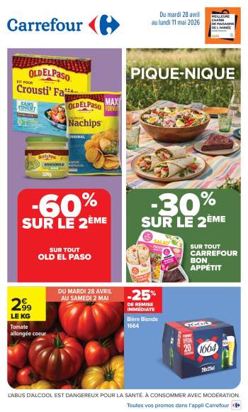 Catalogue Carrefour Hypermarchés - 28/04/2026 - 11/05/2026.
