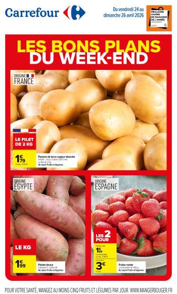 Catalogue Carrefour Hypermarchés - 24/04/2026 - 26/04/2026.