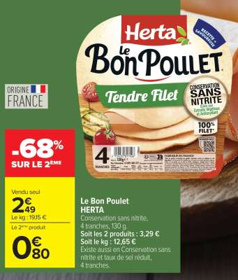 Le Bon Poulet HERTA