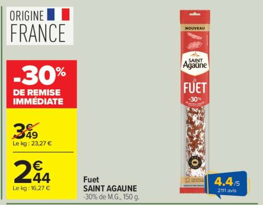 Fuet SAINT AGAUNE