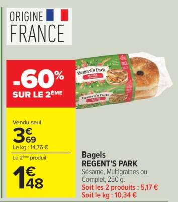 Bagels REGENT'S PARK