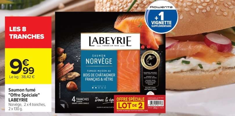 Saumon fumé «Offre Spéciale» LABEYRIE