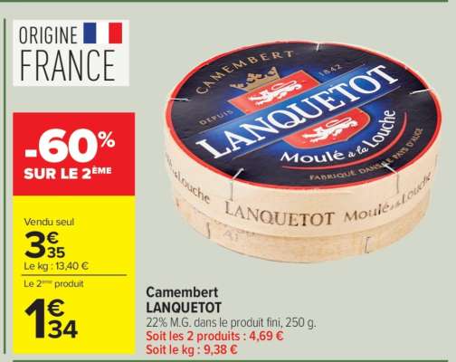 Camembert Lanquetot