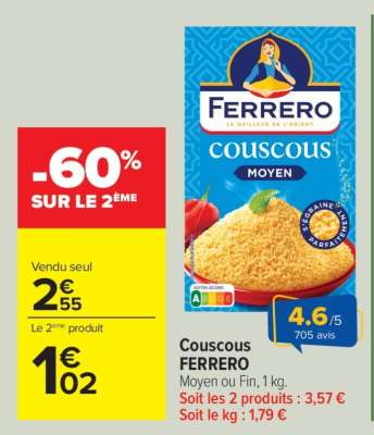 Couscous "Ferrero"
