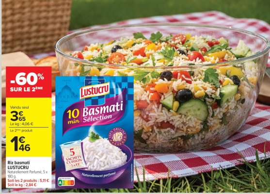 Riz basmati LUSTUCRU