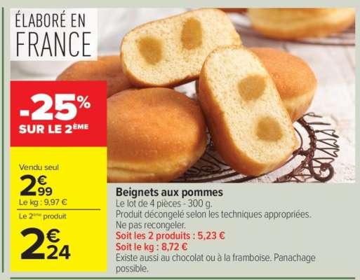 Beignets aux pommes