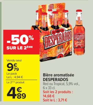 Bière Aromatisée Desperados*