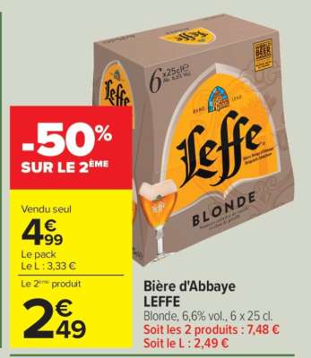 Bière d’Abbaye LEFFE