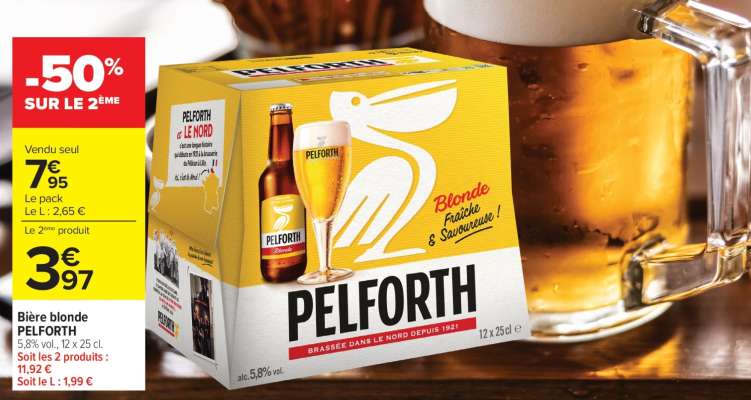 Bière Blonde Pelforth