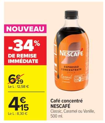 Café concentré NESCAFÉ
