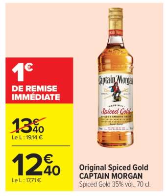 Original Spiced Gold CAPTAIN MORGAN