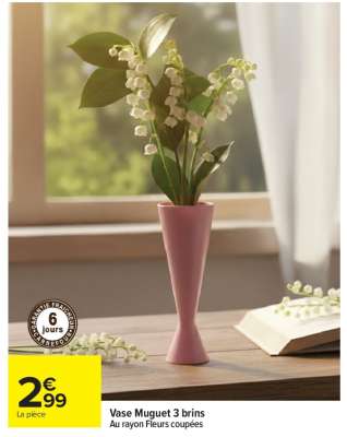 Vase Muguet 3 brins