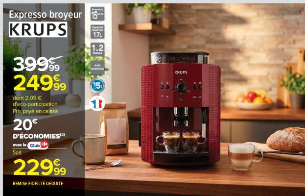 Expresso broyeur KRUPS