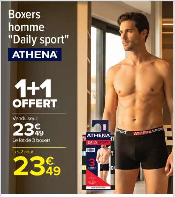 Boxers homme 'Daily sport' ATHENA