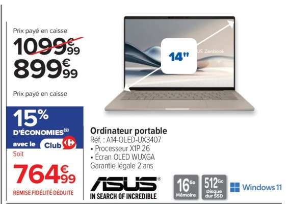 Ordinateur portable ASUS