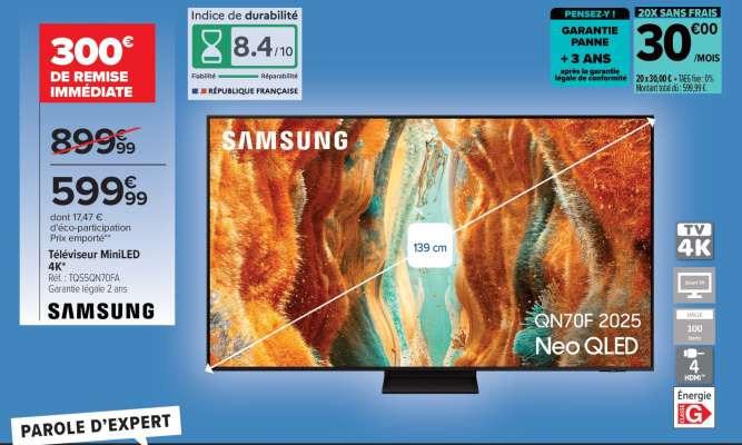 Samsung Téléviseur MiniLED 4K