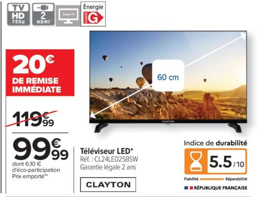Téléviseur LED