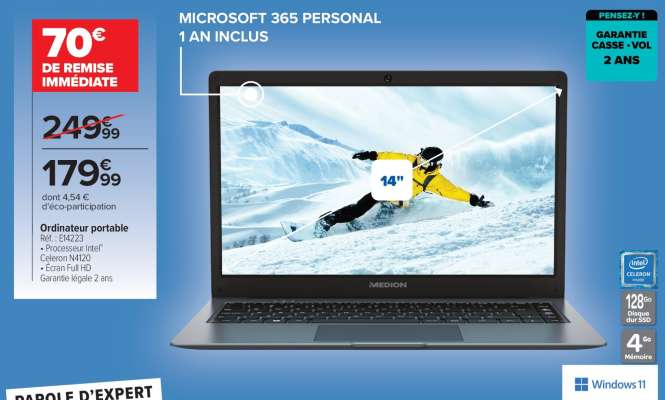 Ordinateur portable MEDION