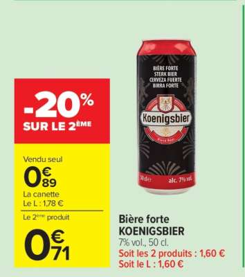 Bière Forte KOENIGSBIER
