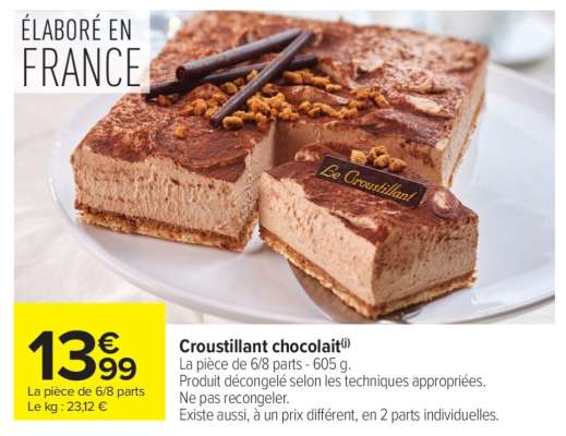 CROUSTILLANT CHOCOLAT