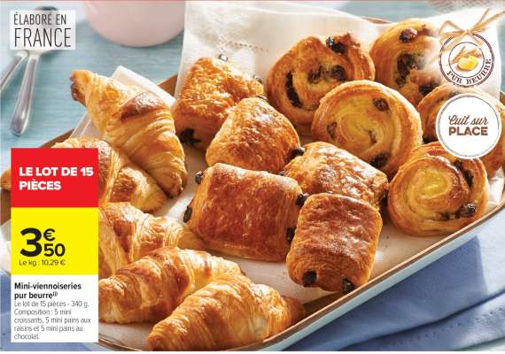 Mini Viennoiseries Pur Beurre